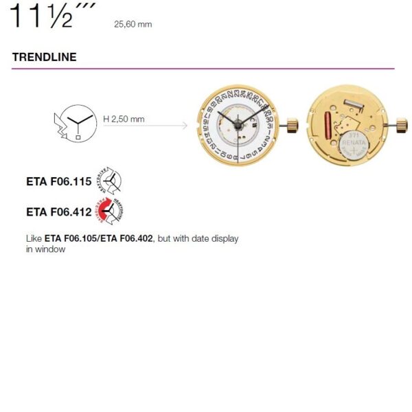 ETA F06115-3PONTEIROS-6H