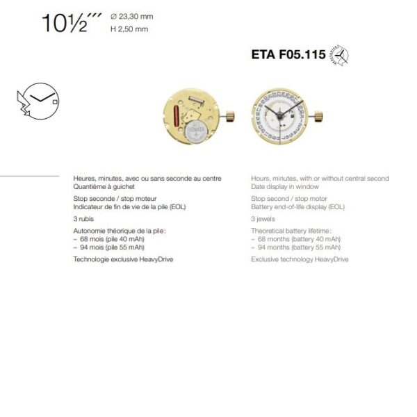 ETA F05115-2PONTEIROS