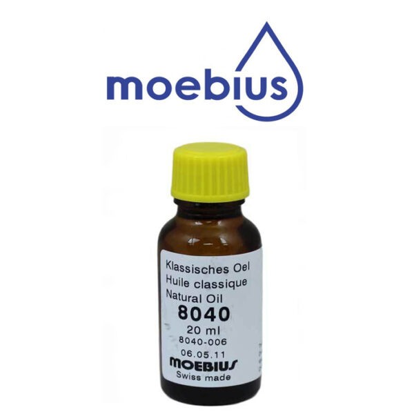 Moebius 8040 20ml para relógios grandes