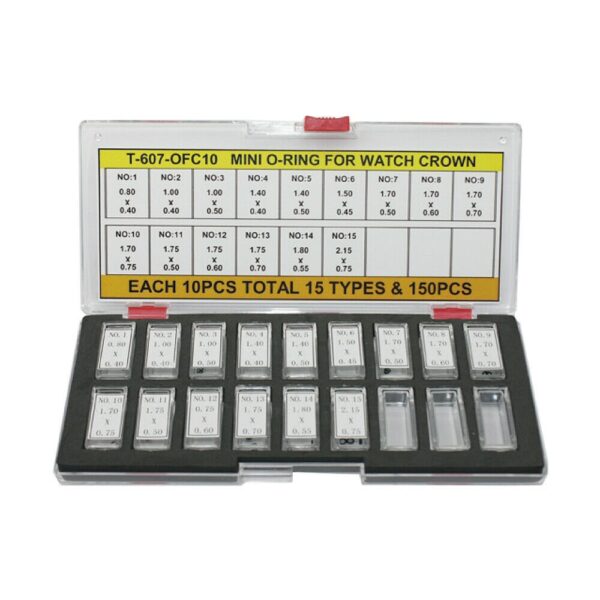 SORTIDO DE VEDANTES PARA PULSADORES E COROAS - 150PCS