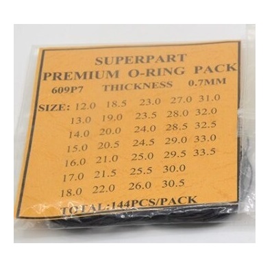 SORTIDO DE VEDANTES REDONDOS – ESPESSURA 0,7MM E DIAMETRO 12 A 33,5MM – 144PCS