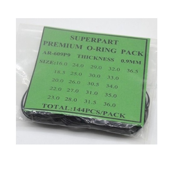 SORTIDO DE VEDANTES REDONDOS – ESPESSURA 0,9MM E DIAMETRO 16 A 36,5MM – 144PCS
