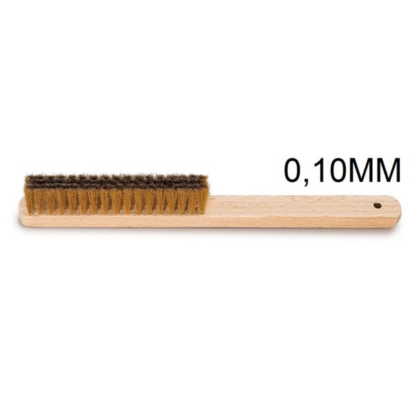 ESCOVA DE LATÃO COM 4 FILEIRAS ESPESSURA FIO DE LATAO DE 0.10MM – ALEMÃ -  CT7014D