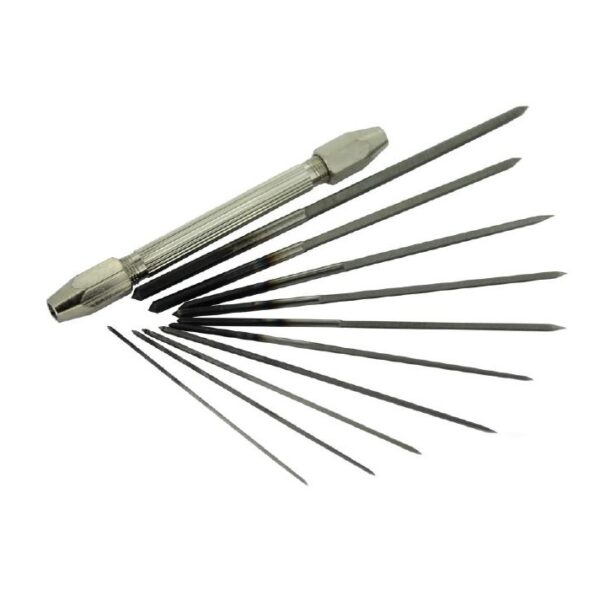 CONJUNTO DE TORNILHO MAIS 10 ESCAREADORES DE 0.80MM A 2.60MM