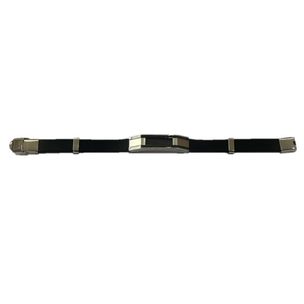 PULSEIRA PRETA COM APLICAÇÕES EM AÇO – A1799-2
