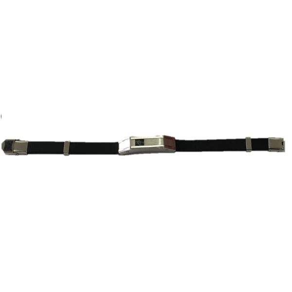 PULSEIRA PRETA COM APLICAÇÕES EM AÇO – A1799-3