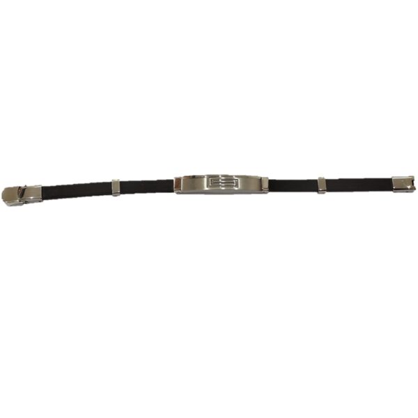 PULSEIRA PRETA COM APLICAÇÕES EM AÇO – C1799-1