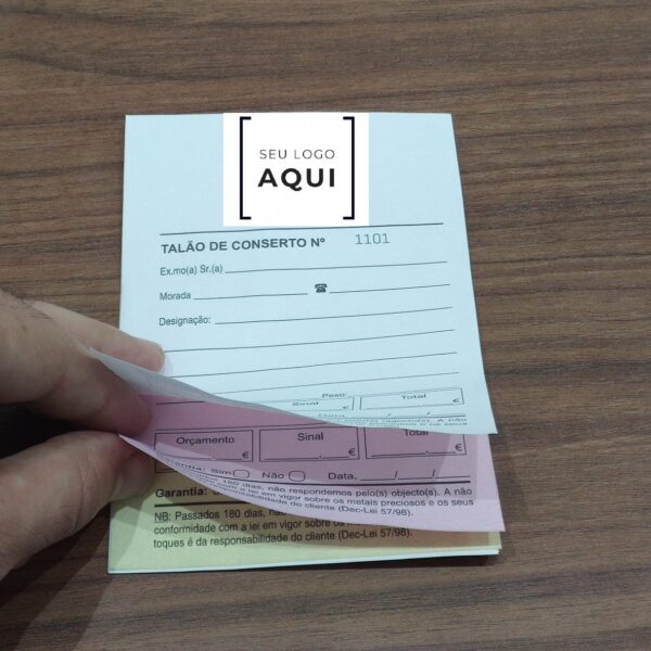 2 talões – 9x12,5cm – personalizado