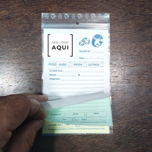 3 TALÕES - 10X14,5CM - PERSONALIZADO