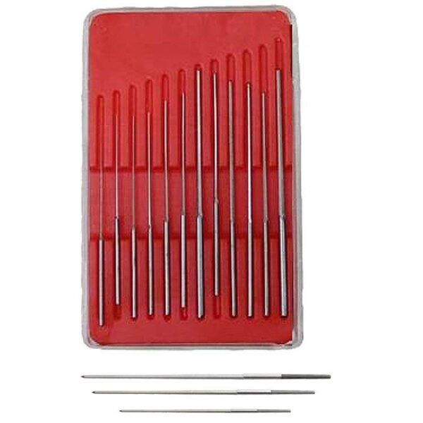 SORTIDO DE 12 ESCAREADORES FINOS - 0.05 A 0.55MM