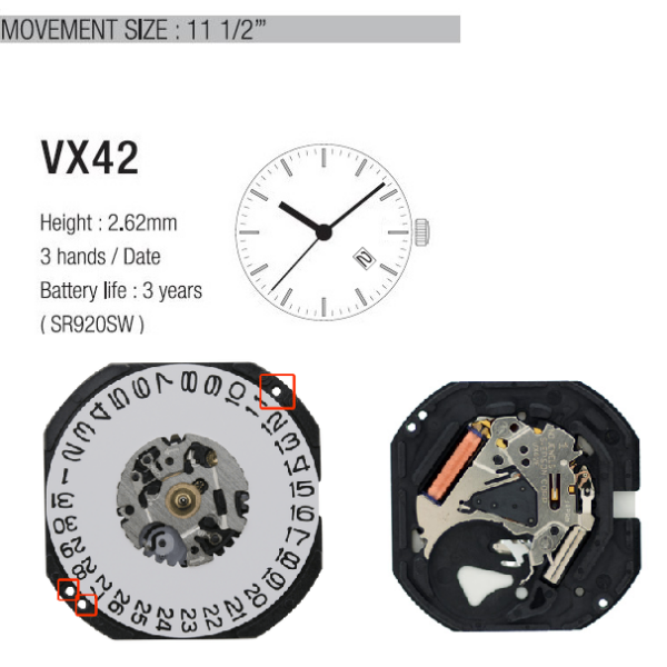 EPSON-SEIKO VX42 CALD. 4H