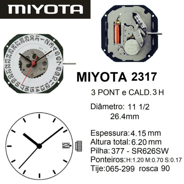 MIYOTA 2317