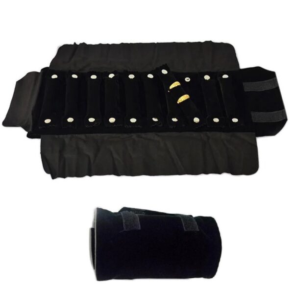 ROLO EM VELUDO PRETO - CT8407-G